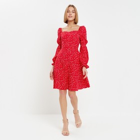 Платье женское мини MINAKU: Enjoy цвет красный, р-р 42