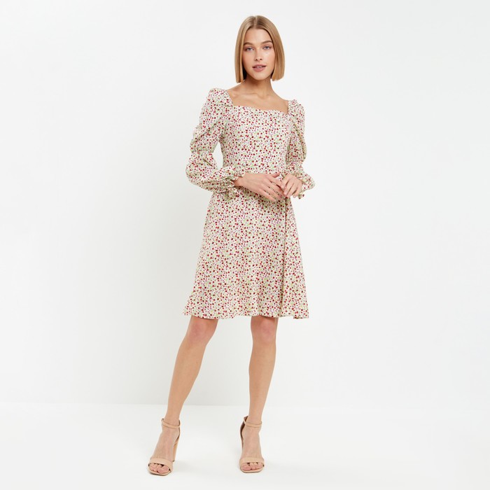 Платье мини женское MINAKU: Enjoy, белое, размер 44