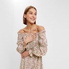 Платье мини женское MINAKU: Enjoy, белое, размер 46 - Фото 5