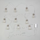 УЦЕНКА Гирлянда «Нить», 3 м, с насадками «Лампа», IP20, 80 LED, 220 В, 8 режимов, прозрачная нить, свечение тёплое белое - Фото 3