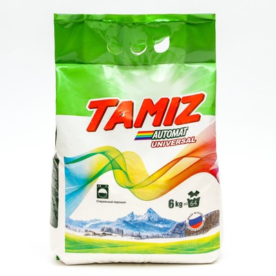 Стиральный порошок Tamiz для автоматической стирки, универсальный, 6 кг