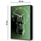 Часы-картина настенные, интерьерные "Машина", плавный ход, 1АА, 57 х 35 х 4 см - фото 10133390