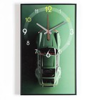 Часы-картина настенные, интерьерные "Машина", плавный ход, 1АА, 57 х 35 х 4 см - фото 6761843