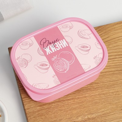 Ланч - бокс прямоугольный «Вкус жизни», 500 мл