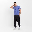 Футболка мужская MINAKU REGULAR FIT: фиолетовая, р-р 42 - Фото 4