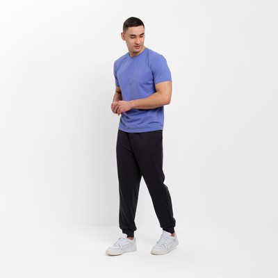 Футболка мужская MINAKU REGULAR FIT: фиолетовая, р-р 44
