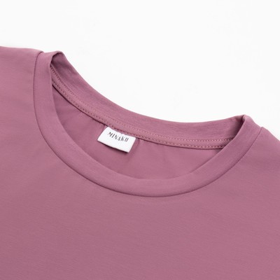 Футболка мужская MINAKU REGULAR FIT: пурпурная, р-р 42