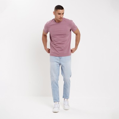 Футболка мужская MINAKU REGULAR FIT: цвет пурпурный, р-р 52
