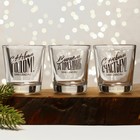 Новый год. Подарочный набор «Выпьем за праздник!»: карты игральные, рюмки, 3 шт. - фото 21926885