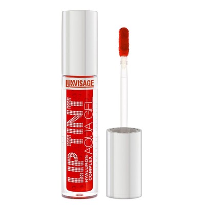 Тинт для губ Luxvisage Lip Tint Aqua Gel hyaluron complex, с гиалуроновым комплексом, тон 01