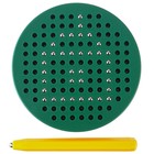 Планшет обучающий «Магнитное рисование: Ми-ми-мишки,», 120 отверстий, цвет зелёный - Фото 5