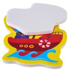 Набор игрушек для ванны "Пираты"8 штук с сеткой + сачок, Крошка Я - Фото 7