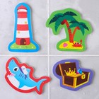 Игрушки для ванны Крошка Я «Пираты» 8 штук с сеткой, сачок - Фото 4