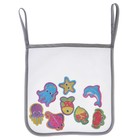 Игрушки для ванны Крошка Я «Обитатели моря», в наборе 8 штук с сеткой, сачок - Фото 10