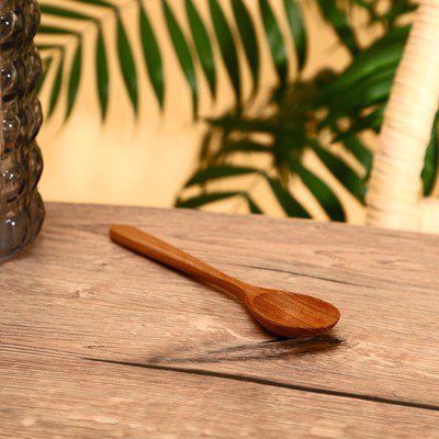 Ложка, 19 см, тиковое дерево