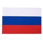 Флаг России, 90 х 135 см, двухсторонний, полиэфирный шелк, без древка - фото 9873789