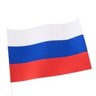 Флаг России, 90 х 135 см, двухсторонний, полиэфирный шелк, без древка - фото 9873788