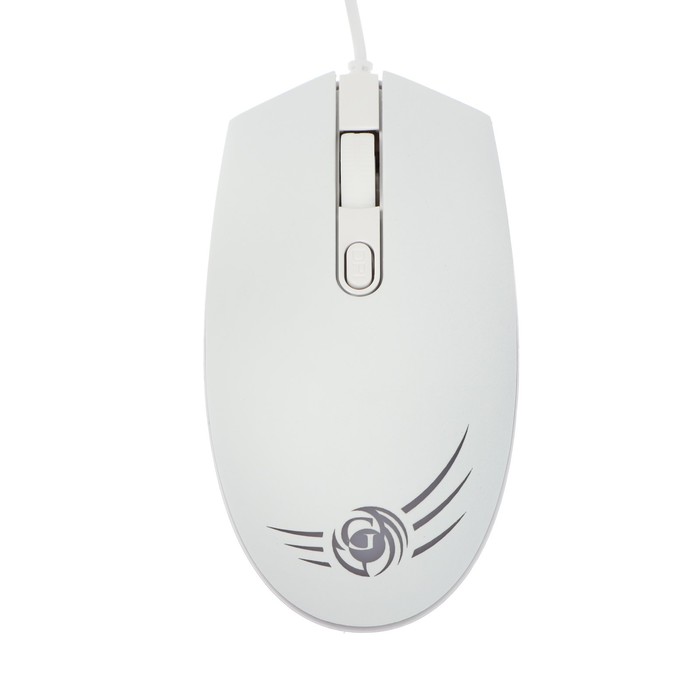 Мышь Dialog MGK-07U WHITE Gan-Kata, игровая, проводная, подсветка, 1600 dpi, USB, белая - фото 51306900