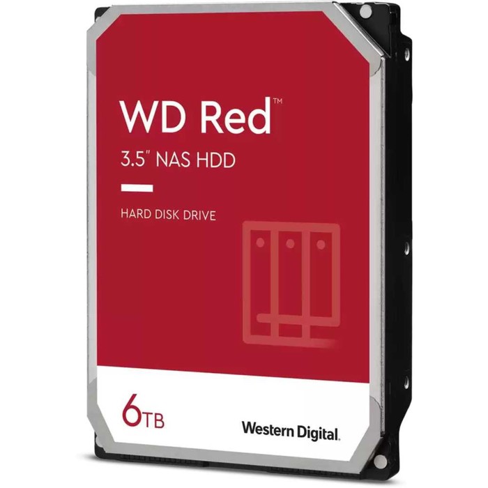Жесткий диск WD SATA-III, 6Tb, WD60EFAX NAS Red, 5400rpm, 256Mb, 3.5