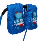 Санки детские с колёсами «Ветерок 7 универсал», с ручкой, с рукавичками, голубые - Фото 5