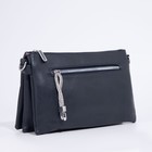 Сумка женская на молнии, цвет синий - фото 47883965