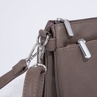 Сумка женская на молнии, цвет хаки - фото 57968813