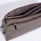 Сумка женская на молнии, цвет хаки - фото 57968814