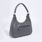 Сумка-багет на молнии, цвет серый - фото 21927708