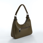 Сумка-багет на молнии, цвет хаки - фото 24316325