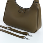 Сумка-багет на молнии, цвет хаки - фото 24316327