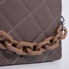 Сумка женская на клапане, цвет пудра - фото 21927735