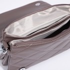 Сумка женская на клапане, цвет пудра - фото 21927737