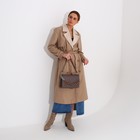 Сумка женская на клапане, цвет пудра - фото 21927738