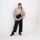 Сумка кросс-боди на молнии, цвет чёрный - фото 21927762