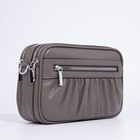 Сумка женская на молнии, цвет хаки - фото 61892706