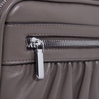 Сумка женская на молнии, цвет хаки - фото 61892708