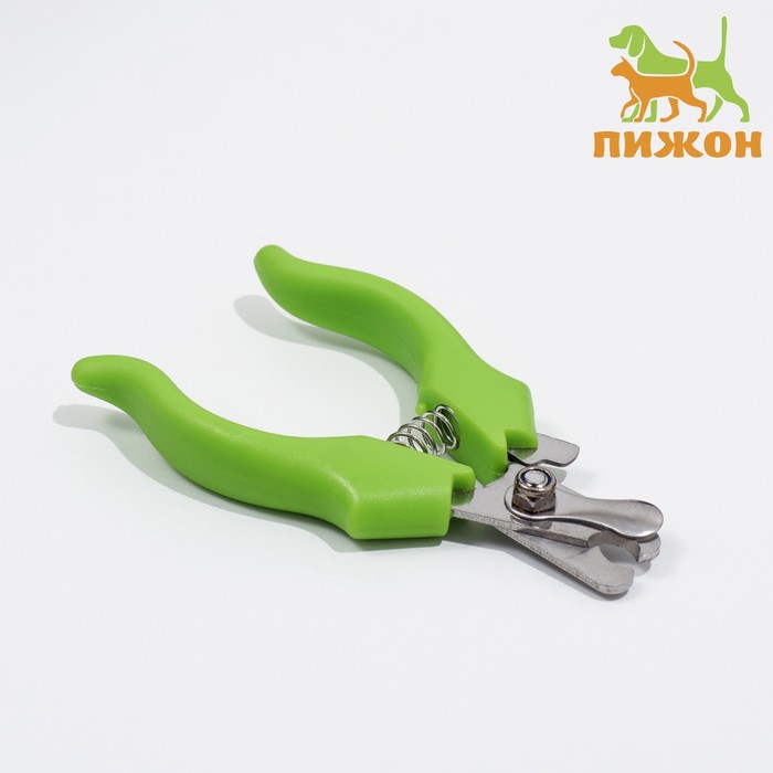 Когтерез боковой малый эконом, 12 х 4,5 х 1,4 см, светло-зеленый - Фото 1