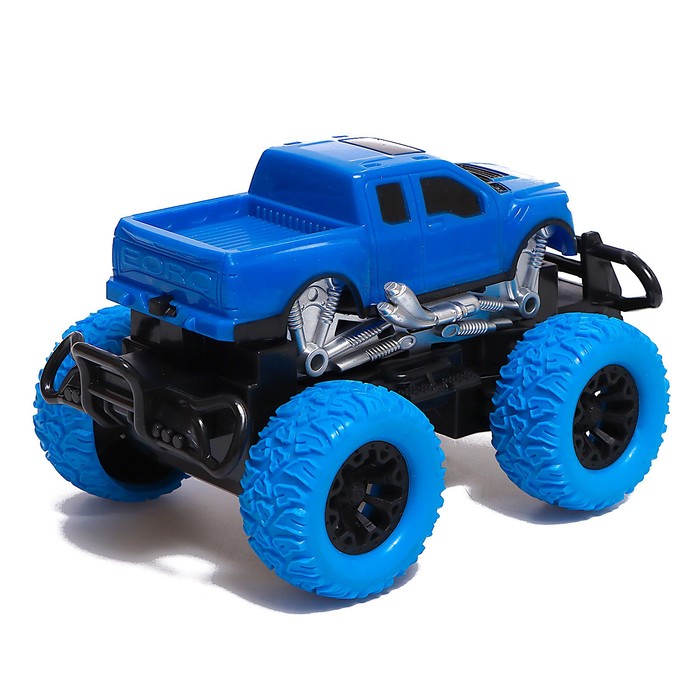 Джип радиоуправляемый Truck, масштаб 1:20, работает от аккумулятора, цвет синий 58845