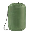 Спальный мешок туристический, 220 х 75 см, до -20 градусов, 600 г/м2, зеленый - Фото 4