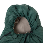 Спальный мешок, туристический, 220 х 75 см, до -20 градусов, 700 г/м2, цвет  темно зеленый - Фото 4