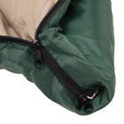Спальный мешок, туристический, 220 х 75 см, до -20 градусов, 700 г/м2, цвет  темно зеленый - Фото 6