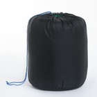 Спальный мешок, туристический, 220 х 75 см, до -20 градусов, 700 г/м2, цвет  темно зеленый - Фото 7