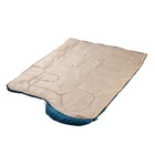 Спальный мешок туристический, 220 х 75 см, до -20 градусов, 700 г/м2, голубой - фото 9802407