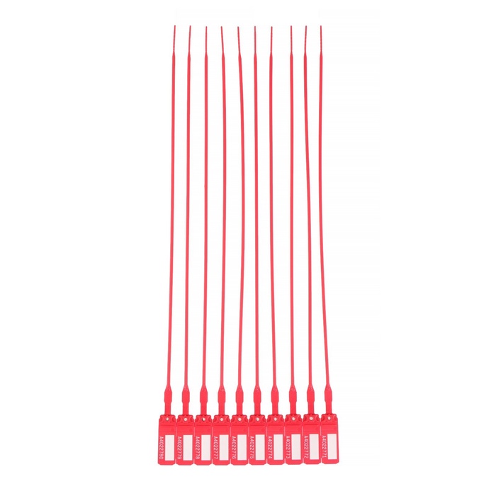 Пломба пронумерованная Альфа 3.8 морозостойкая, пластик, рабочая длина 425 мм, МИКС - Фото 1