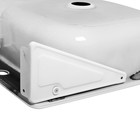 Мойка кухонная стальная «Сантэкс», 450×505×160 мм, эмалированная, с кронштейнами 9397723