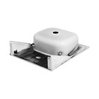 Мойка кухонная стальная "Сантэкс", 500 х 600 х 160 мм, эмалированная, с кронштейнами 9397725 - фото 16369566