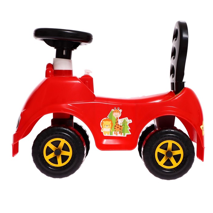 Машина-каталка Cool Riders «Сафари», с клаксоном, цвет красный 58869
