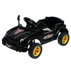 Машина-каталка педальная Cool Riders, с клаксоном, цвет чёрный - фото 9832033