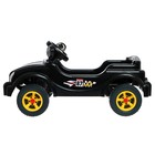 Машина-каталка педальная Cool Riders, с клаксоном, цвет чёрный - Фото 4
