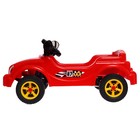 Машина-каталка педальная Cool Riders, с клаксоном, цвет красный - Фото 2
